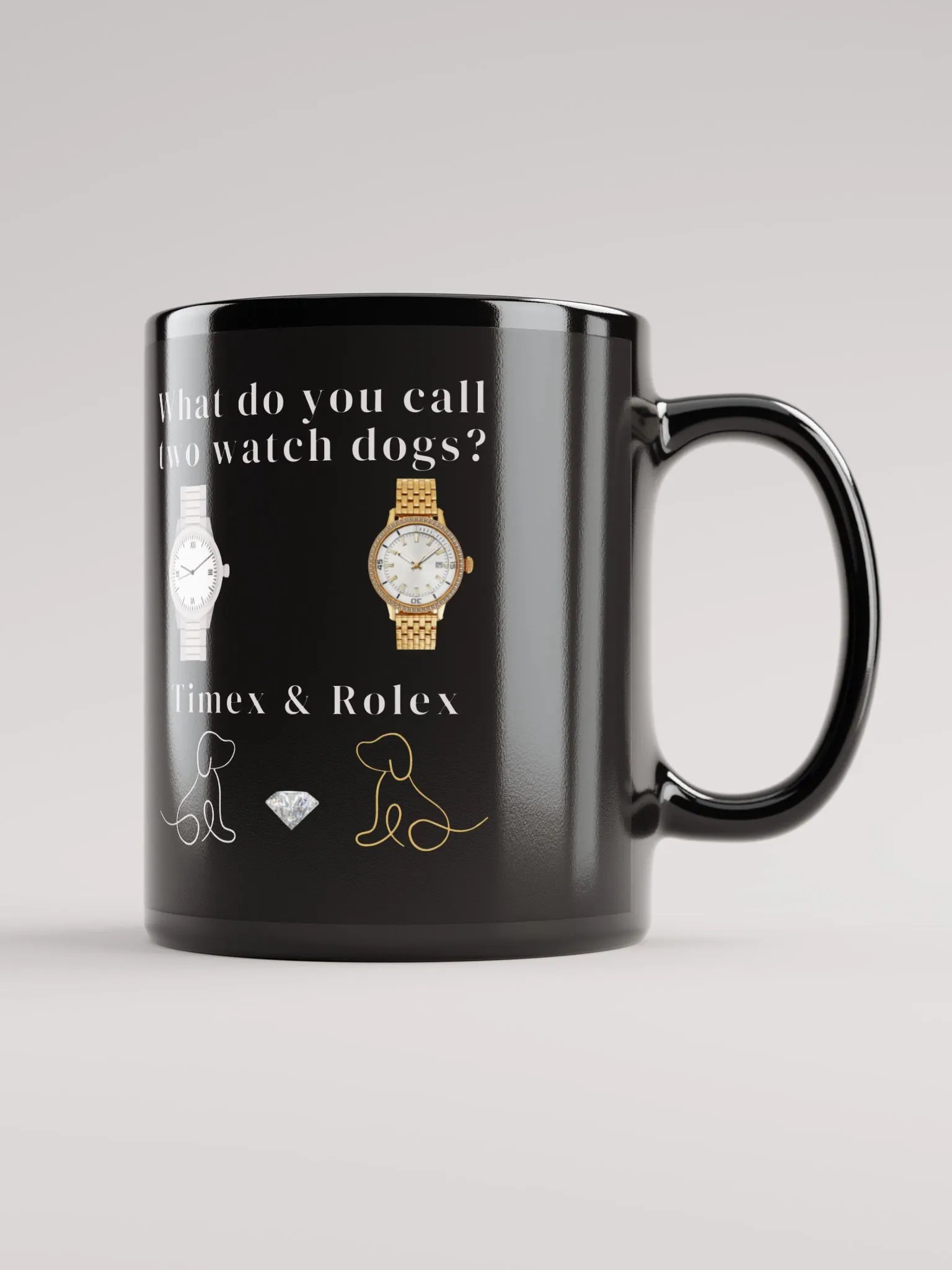 Watch Dogs Black Glossy Mug 11oz product image (1)