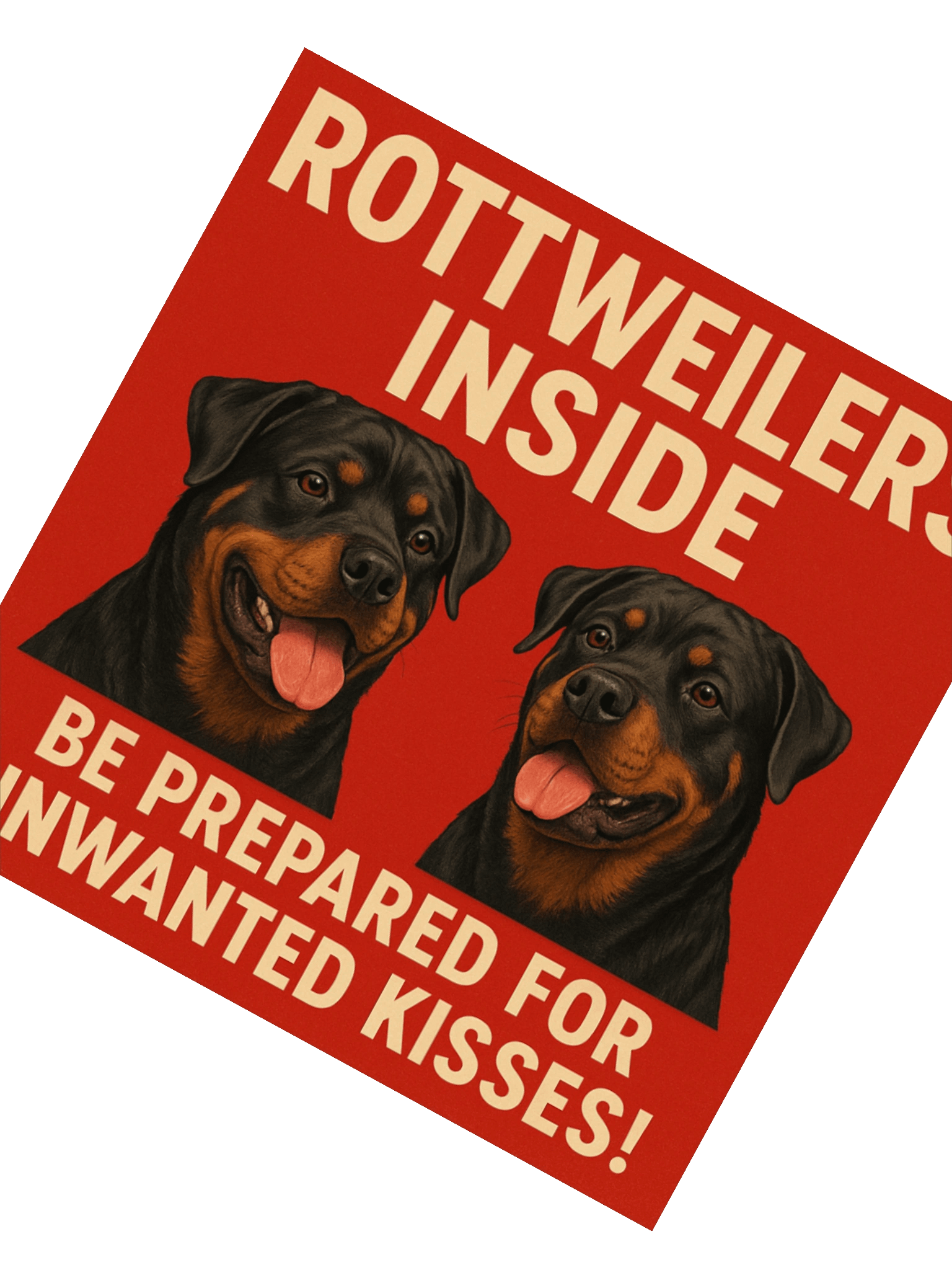 Rottweiler Kiss Cut Sticker product image (4)