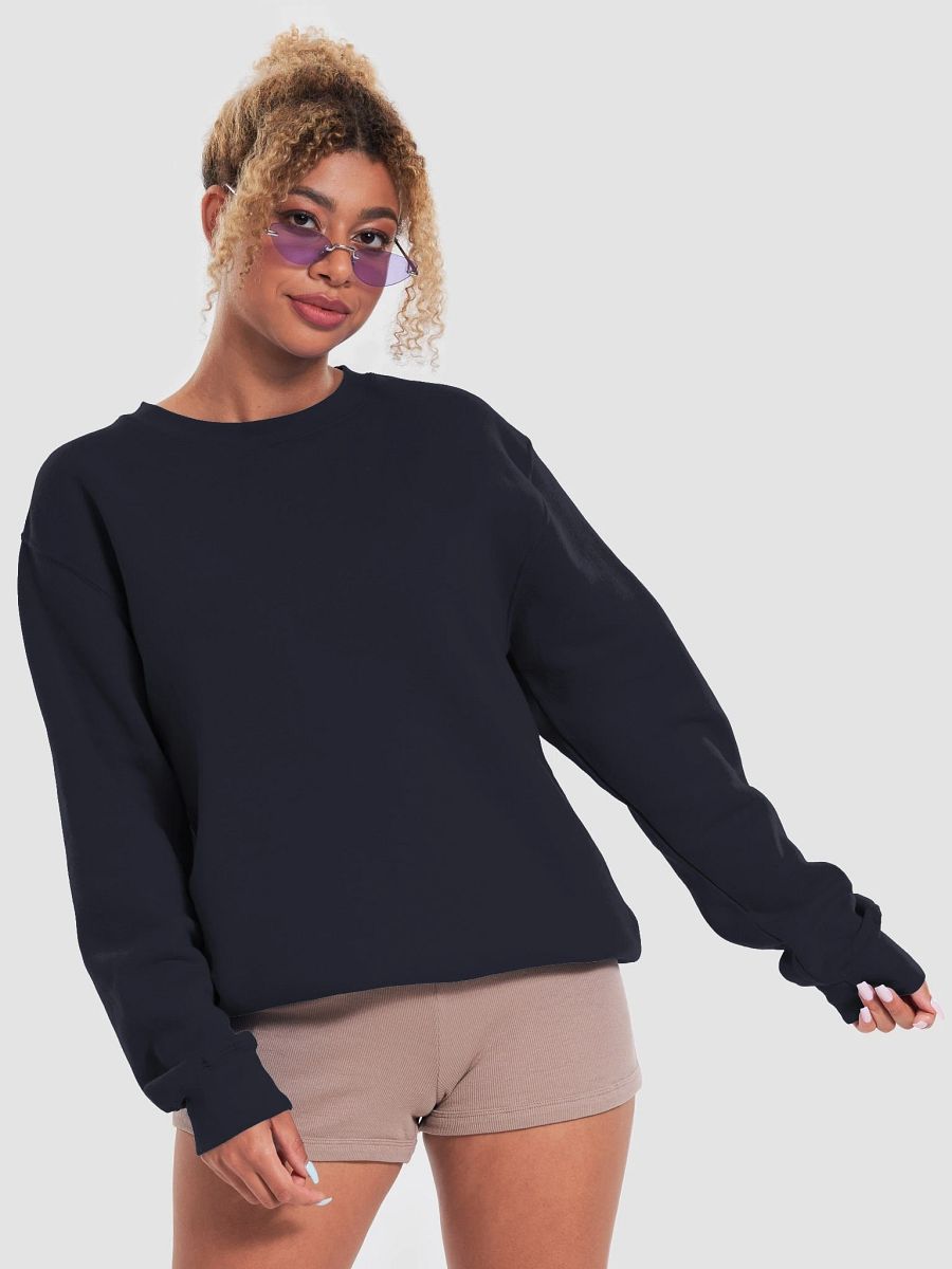 Plain Color Navy Blazer Sweatshirt product image (1)