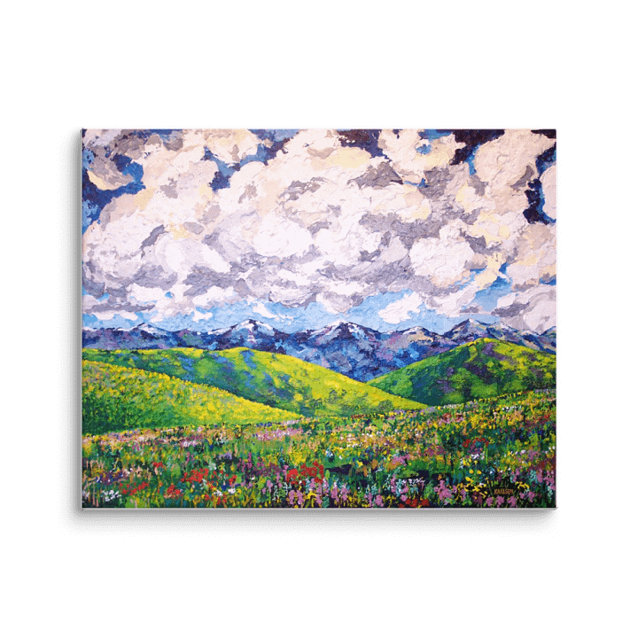 Springtime in the Mountains Canvas Print 8x10" product image (1)