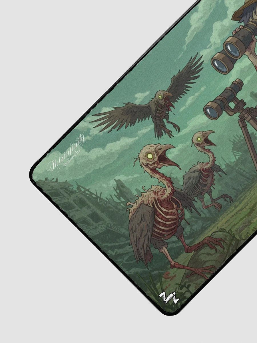 Exclusive Zombie Bird Watching Like A Zombie 01 Desk Mat product image (3)