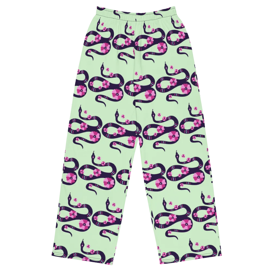 Cosmic Serpent Unisex Wide-Leg Pants product image (1)