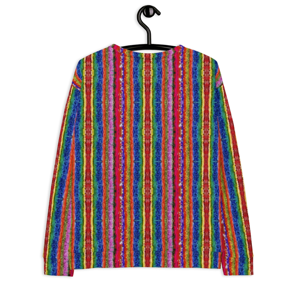 Boho colorful Stripes Unisex Sweatshirt product image (11)