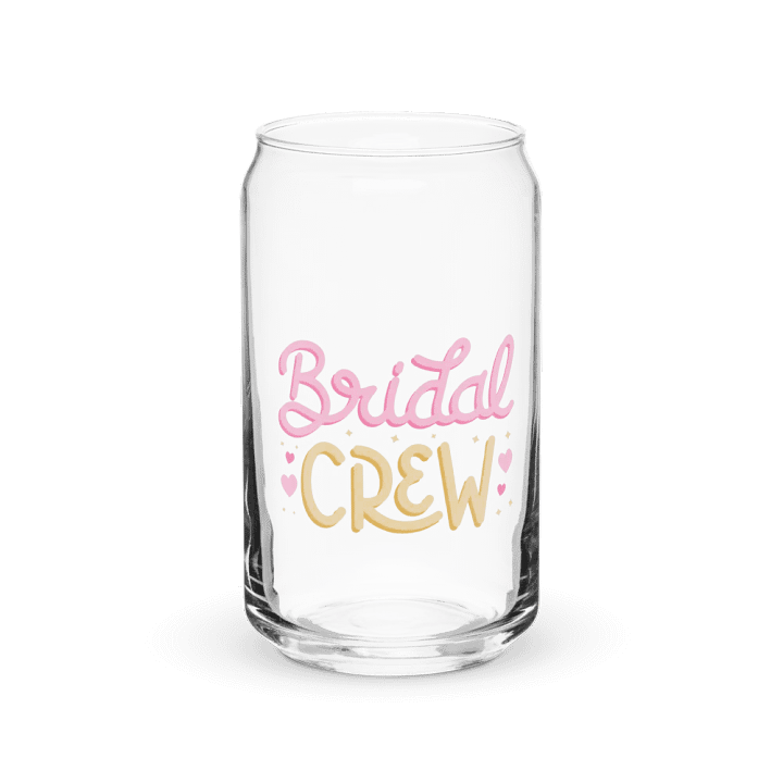 Bridal Crew Can-Shaped Glass product image (2)