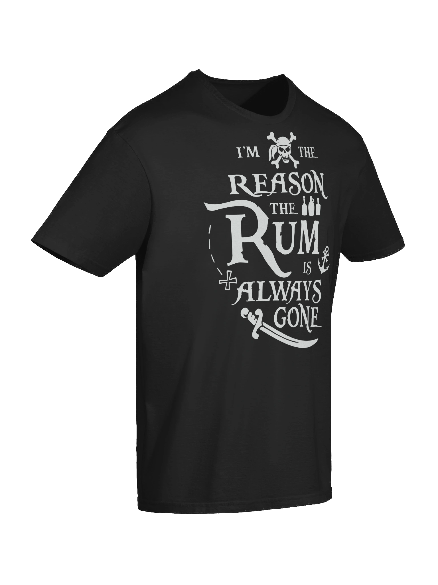 Pirate's Delight Skull & Crossbones T-Shirt product image (3)