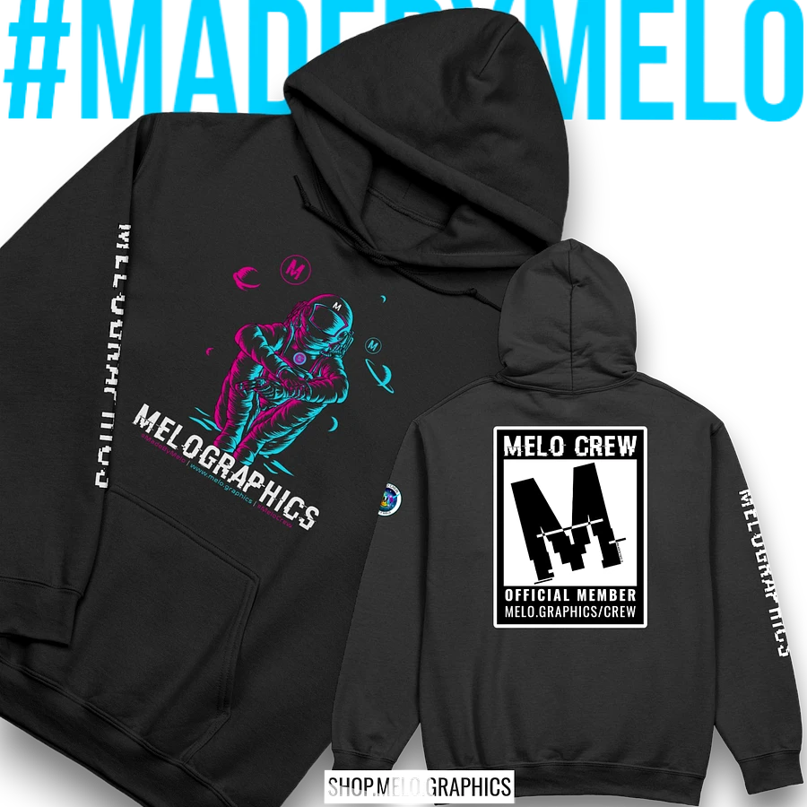 #MeloCrew Vibes: Duotone - Premium Hoodie | #MadeByMELO product image (3)