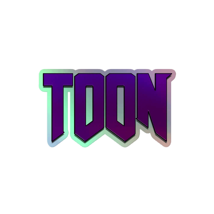 TOON Holographic Sticker product image (2)