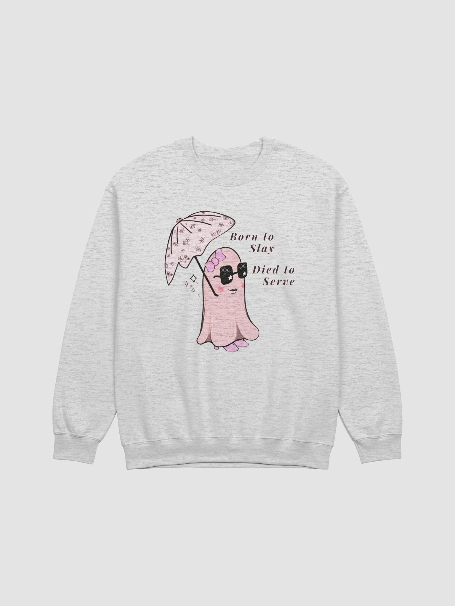 Born to Slay Sweatshirt- Ghost Glam Girl product image (3)