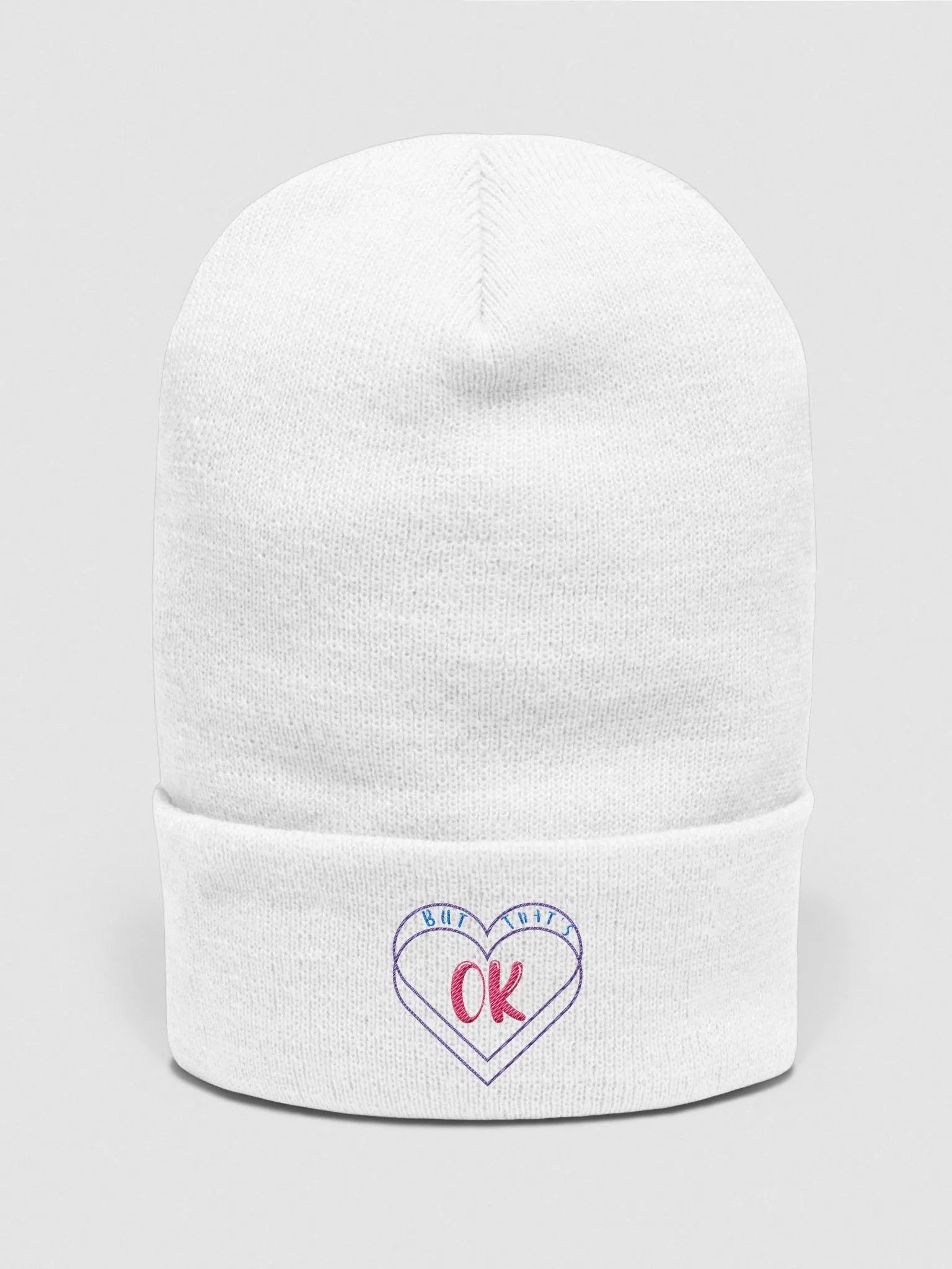 But That's Ok Cuffed Beanie product image (1)