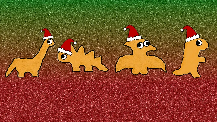 Dino Nuggies Holiday Desktop Wallpaper product image (1)