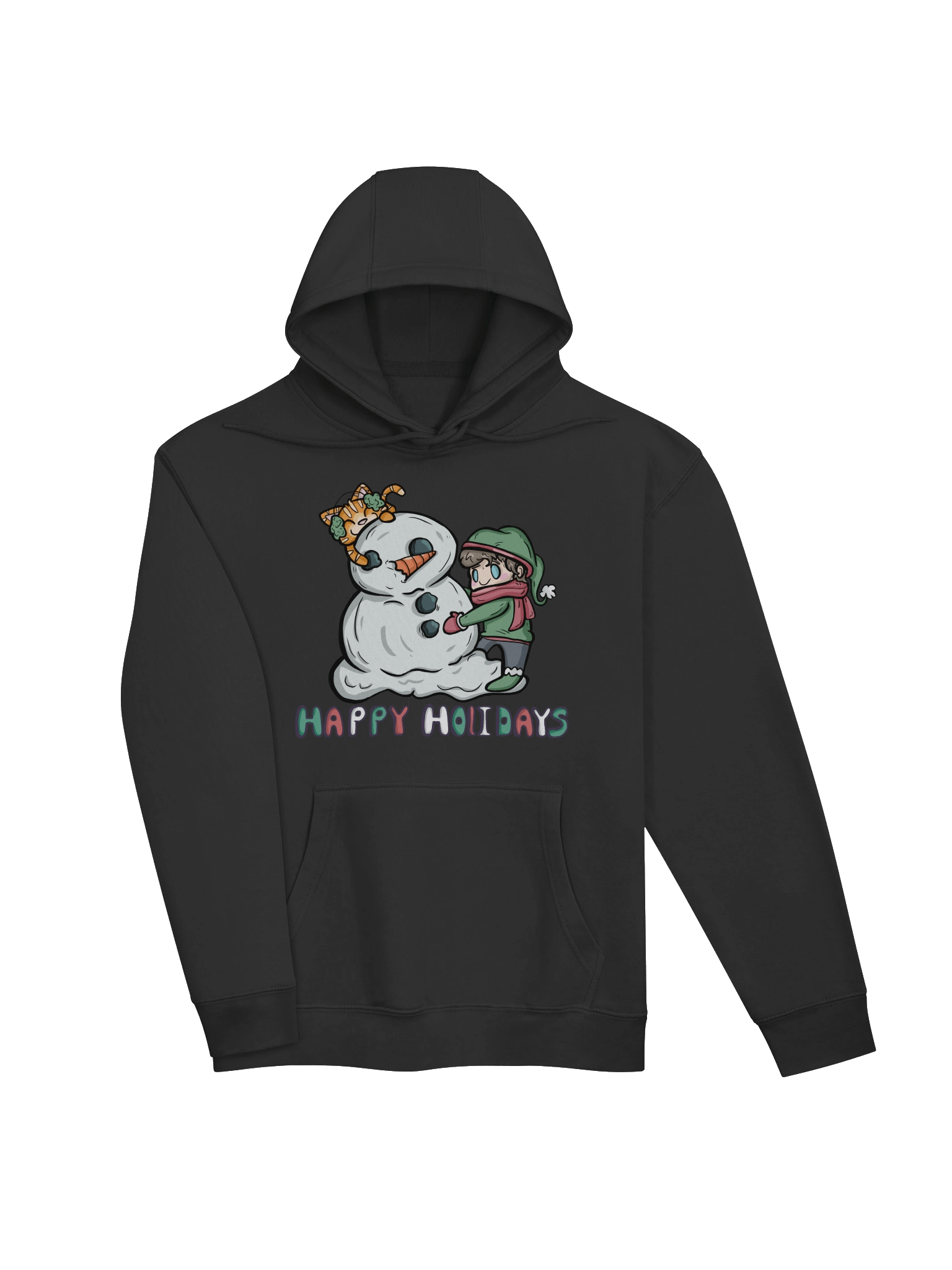 Arcade Warrior Happy Holidays Unisex Hoodie Christmas 2025 product image (3)