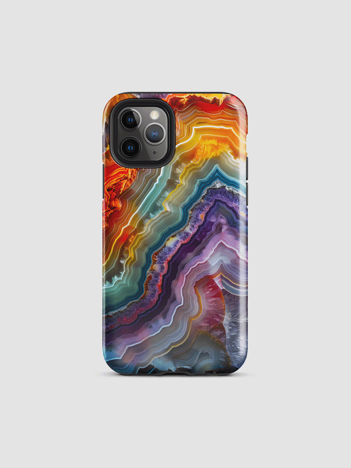 Rainbow agate Tough iPhone Case product image (2)
