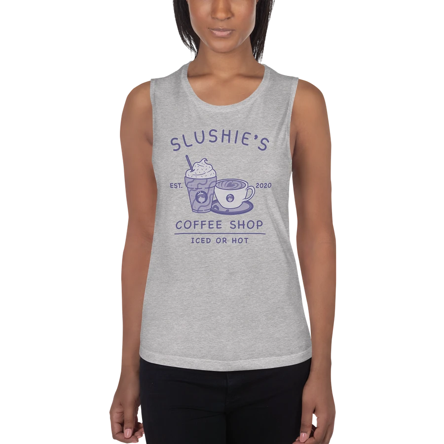 Slushie's Coffee Shop (Purple) | Women's Muscle Tank product image (2)