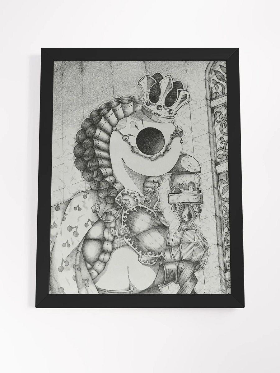 Poster avec cadre "la reine des tortues" product image (4)