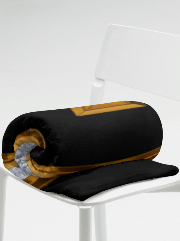 Lucrative Gold Diamonds Black Blanket product image (5)