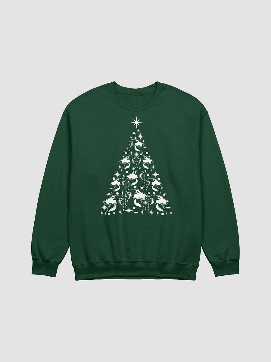 Borzoi Christmas Tree Sweatshirt Design for Borzoi Paw-rents product image (13)