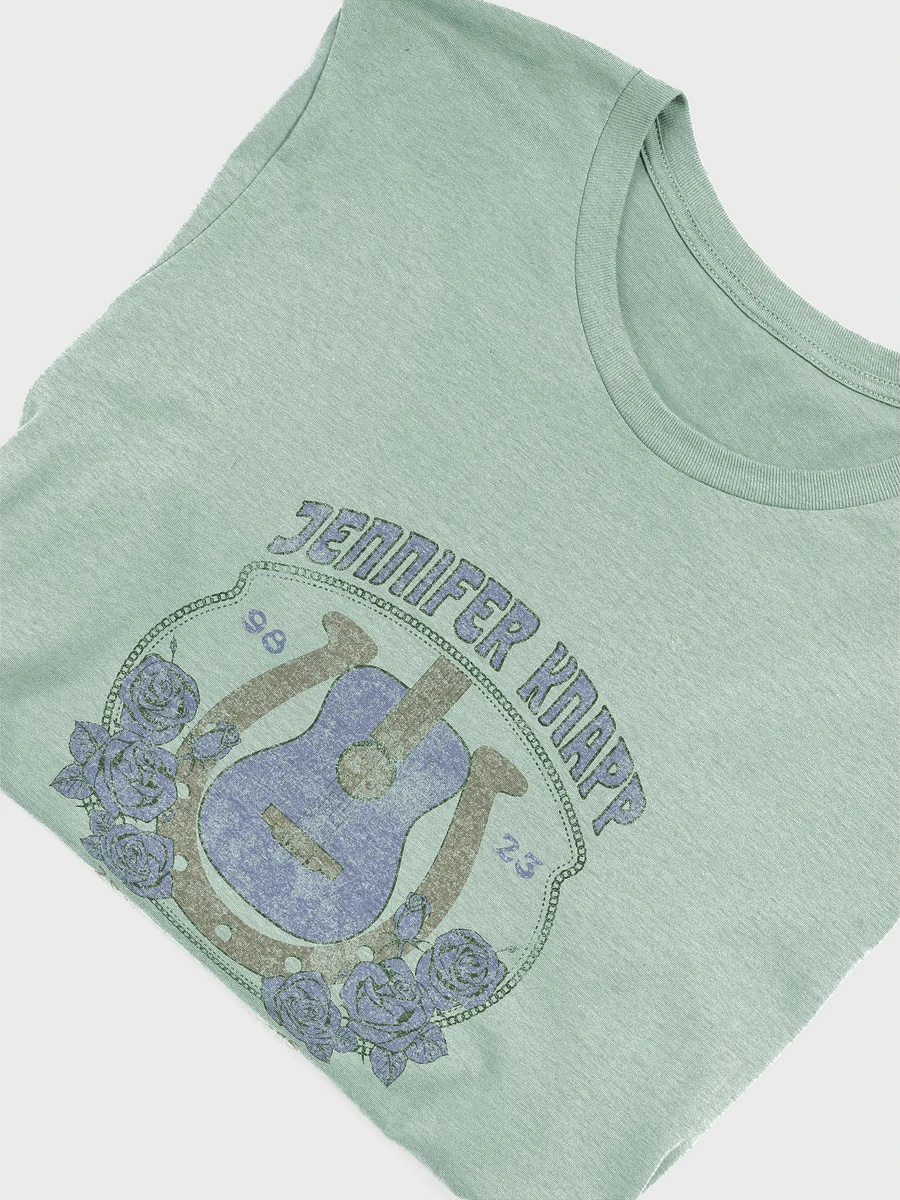 Vintage Guitar Roses Graphic Tee (Blue) product image (3)