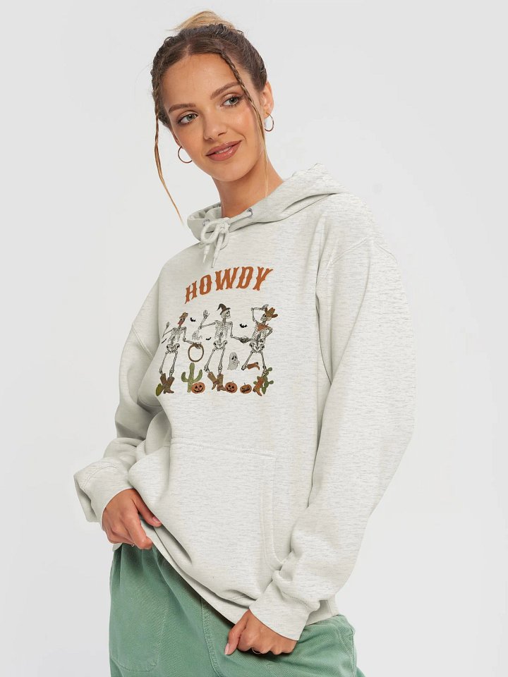 Halloween Dancing Cowboy Skeletons Premium Hoodie product image (1)