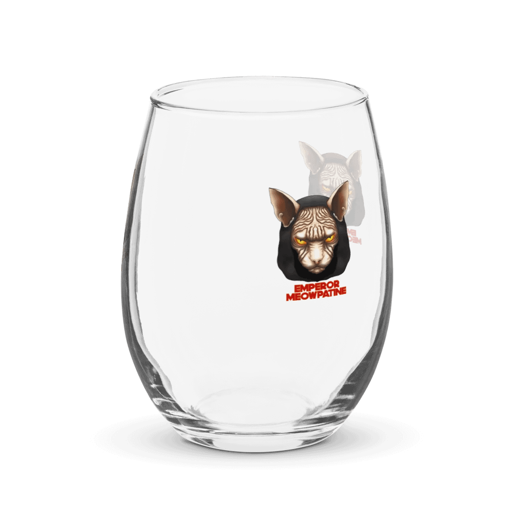 Emperor Meowpatine Wine Glass product image (1)