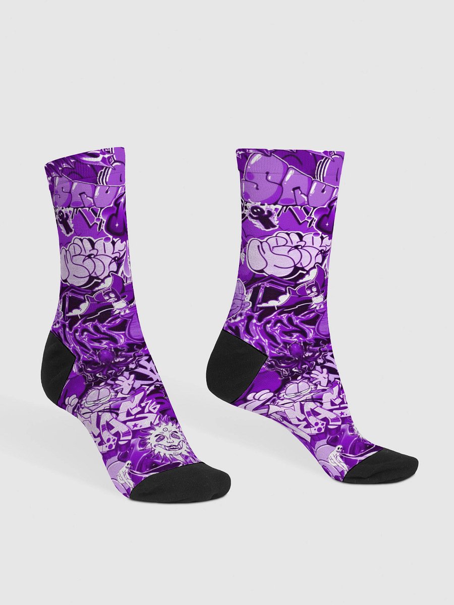Graffiti Fusion Recycled Crew Socks product image (3)
