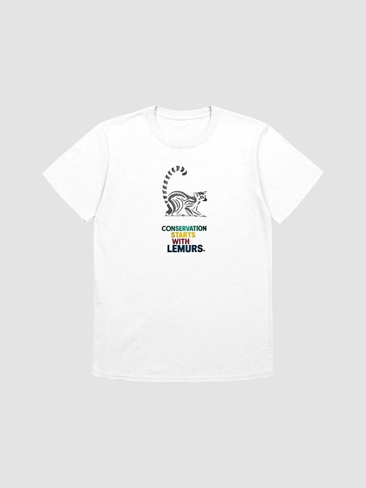 Lemur Line Art Conservation T-Shirt product image (2)