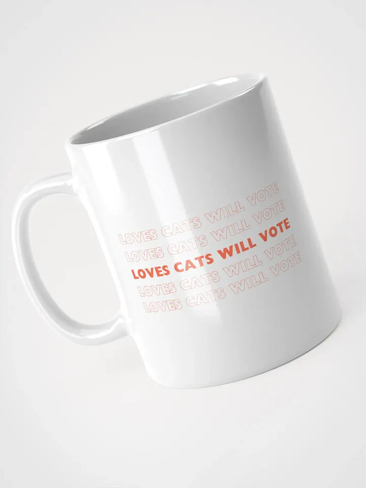Loves Cats Will Vote Mug product image (1)