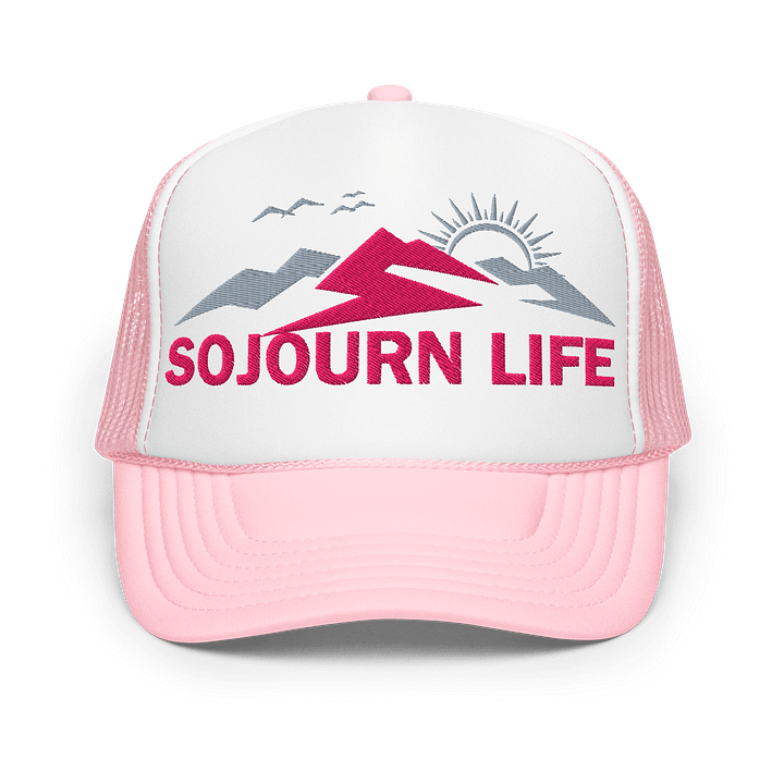 Sojourner Pink Old Skool Trucker Hat product image (1)
