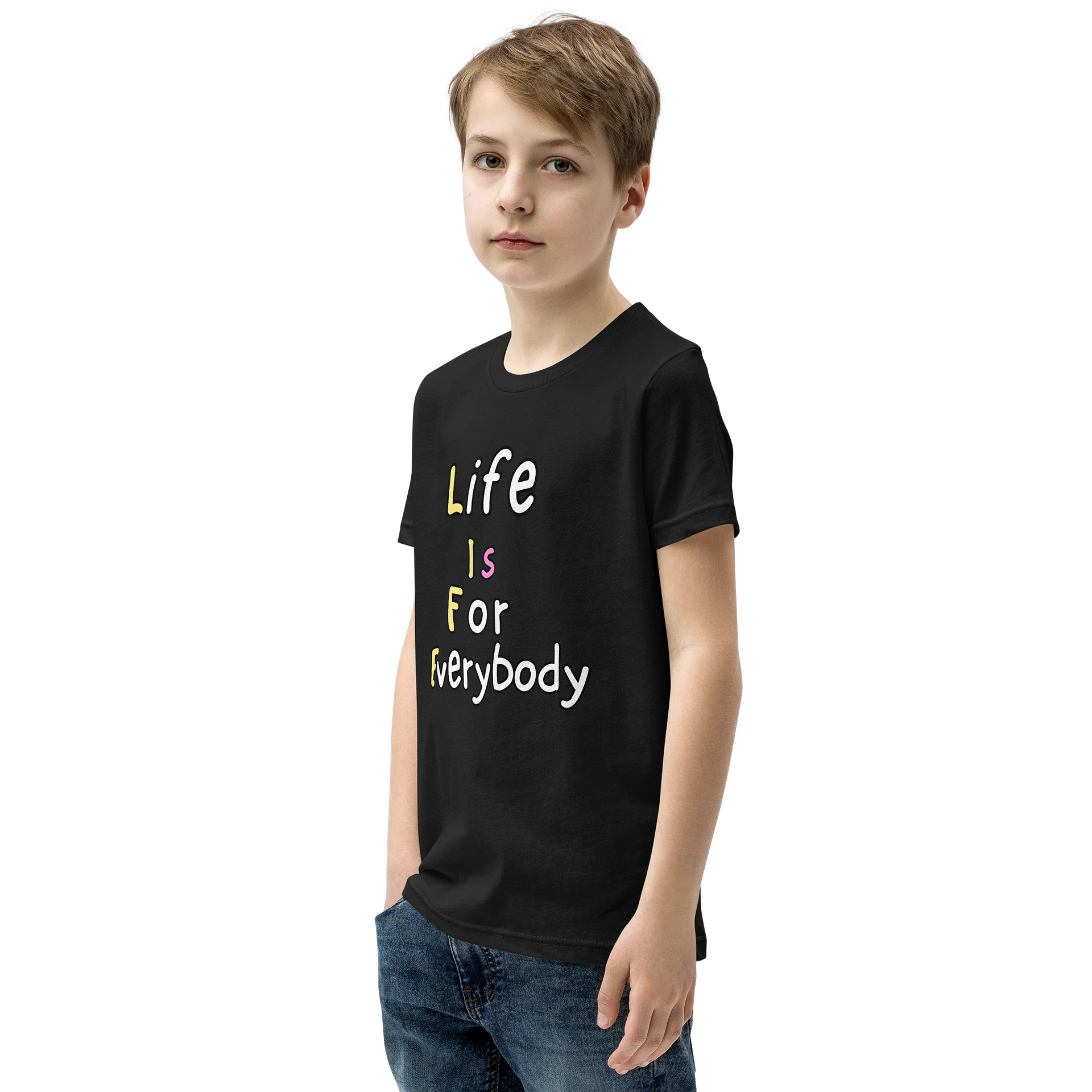 Joyful Vibes Youth T-Shirt product image (3)