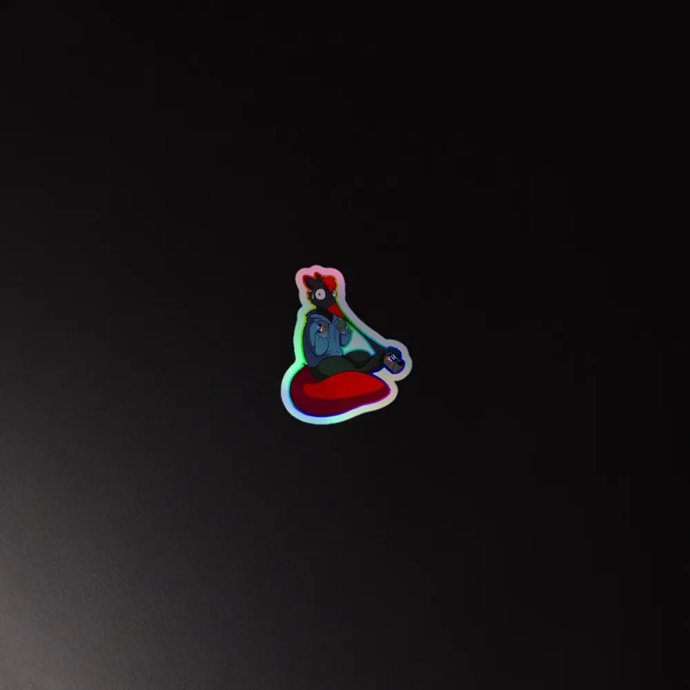 Peanut Butter Stretch Holographic Sticker product image (4)