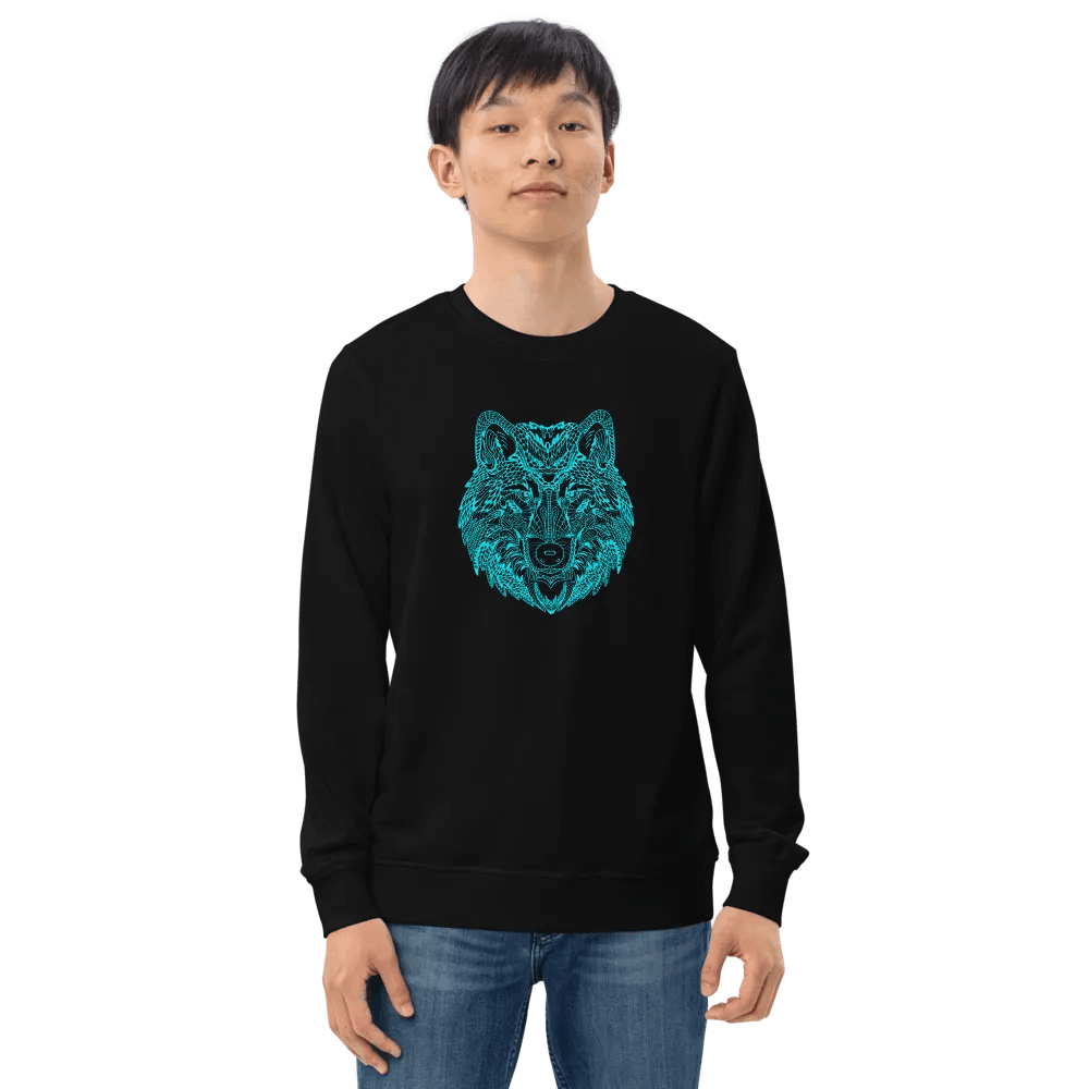 Mystic Wolf Organic Sweatshirt product image (6)