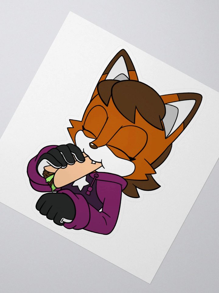 Fox Eats a Soft Taco Sticker product image (4)