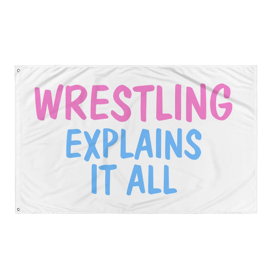 Wrestling Explains It All (Flag) product image (4)