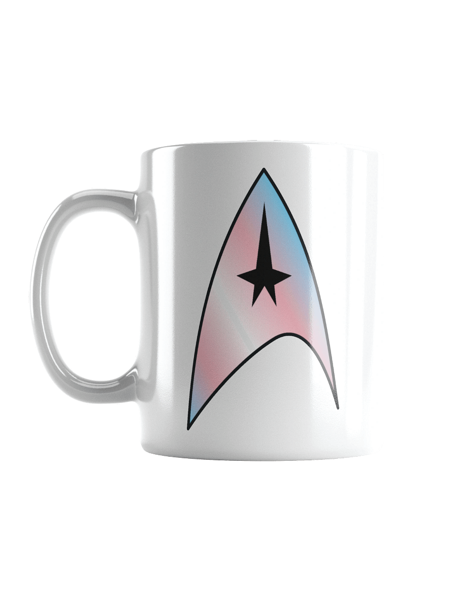 Trans Pride Gradient Starfleet Mug product image (6)