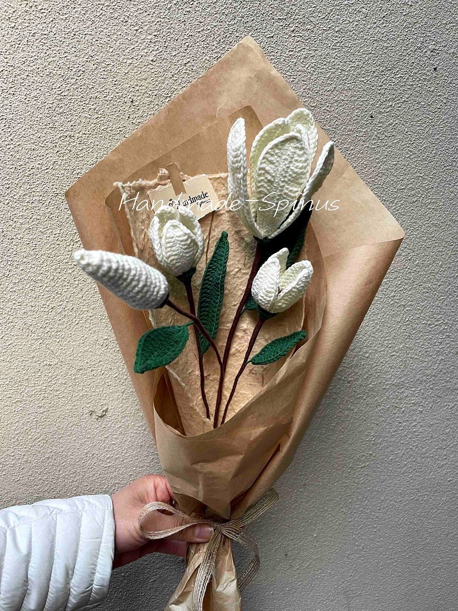 Magnolia Peaceful & Idyllic Crochet Knit Bouquet product image (3)