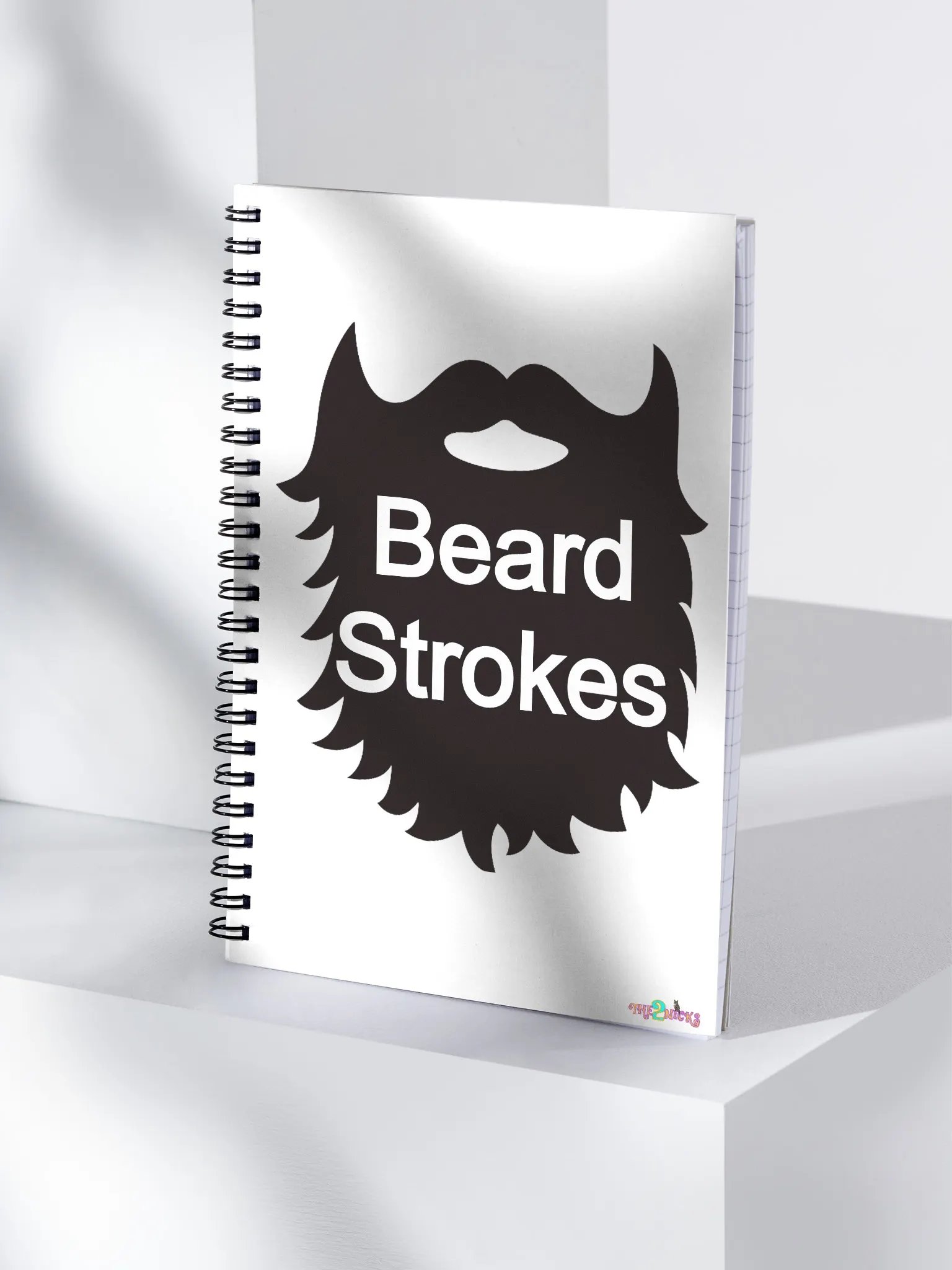Beard Strokes Notebook - Black product image (3)
