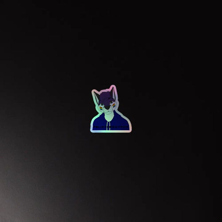 FelixTheGayFox - Holographic Sticker product image (4)