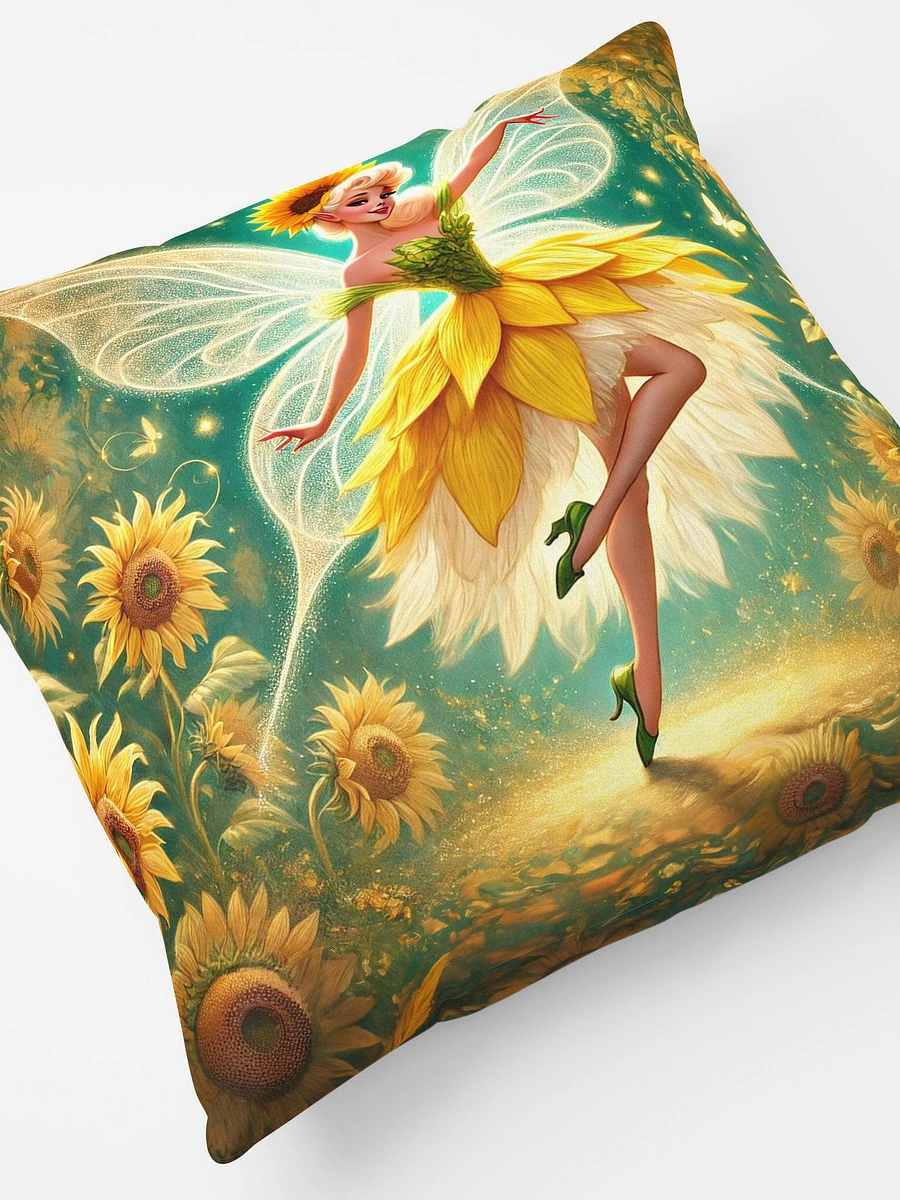 Sunflower Fairy Enchanting Throw Pillow product image (5)