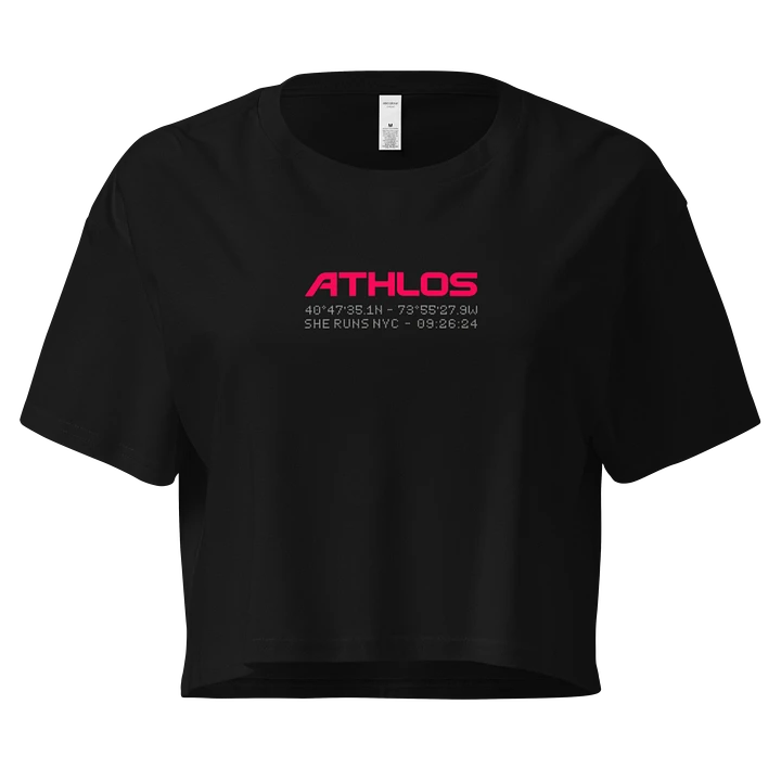 ATHLOS Crop Tee - Black product image (1)