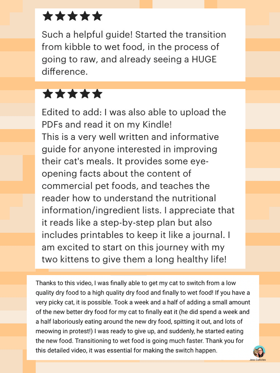 Ditch the Kibble video course ~ How to switch your cat from dry to healthy wet freeze-dried, or premade raw product image (9)