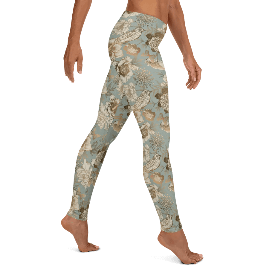 Birds And Flower Yoga Leggings product image (11)