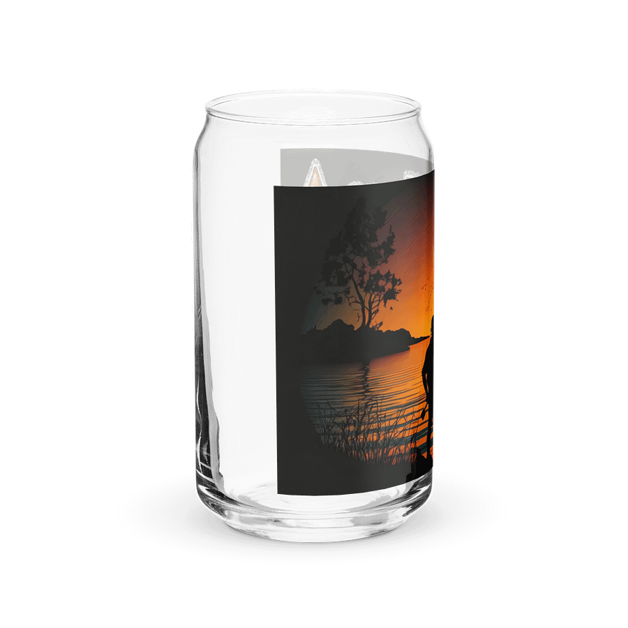 Sunset Fishing Father's Day Can Glass product image (8)