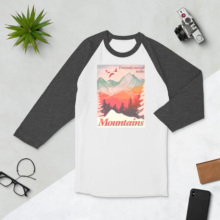 I Recently Moved To Mountains Raglan T-shirt product image (58)
