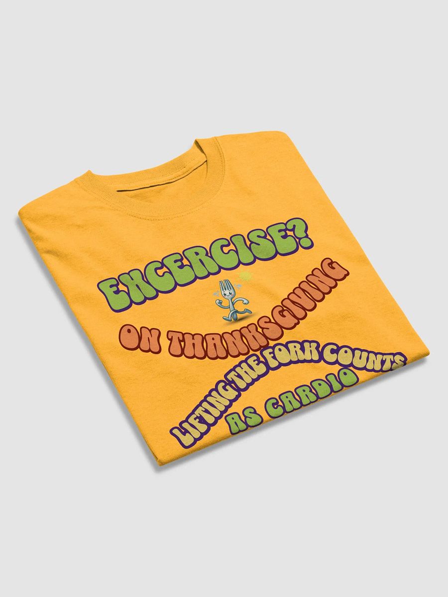 Funny Thanksgiving Fork Exercise T-Shirt product image (23)