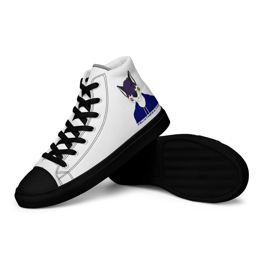FelixTheGayFox - Men's High Top Canvas Shoes product image (10)