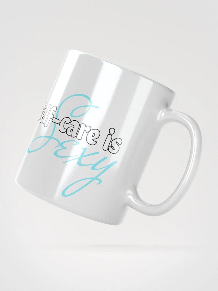 Self-care is sexy - Tall blue mug product image (3)