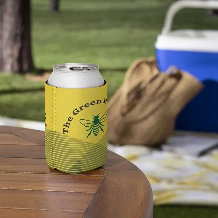 "Green Hornet" Coozie Can Cooler product image (1)