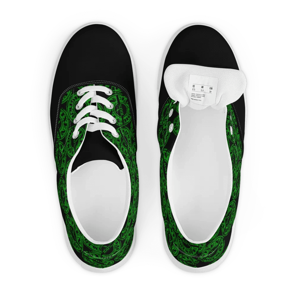 100% Vixen Hotwife lace-up canvas shoes product image (2)