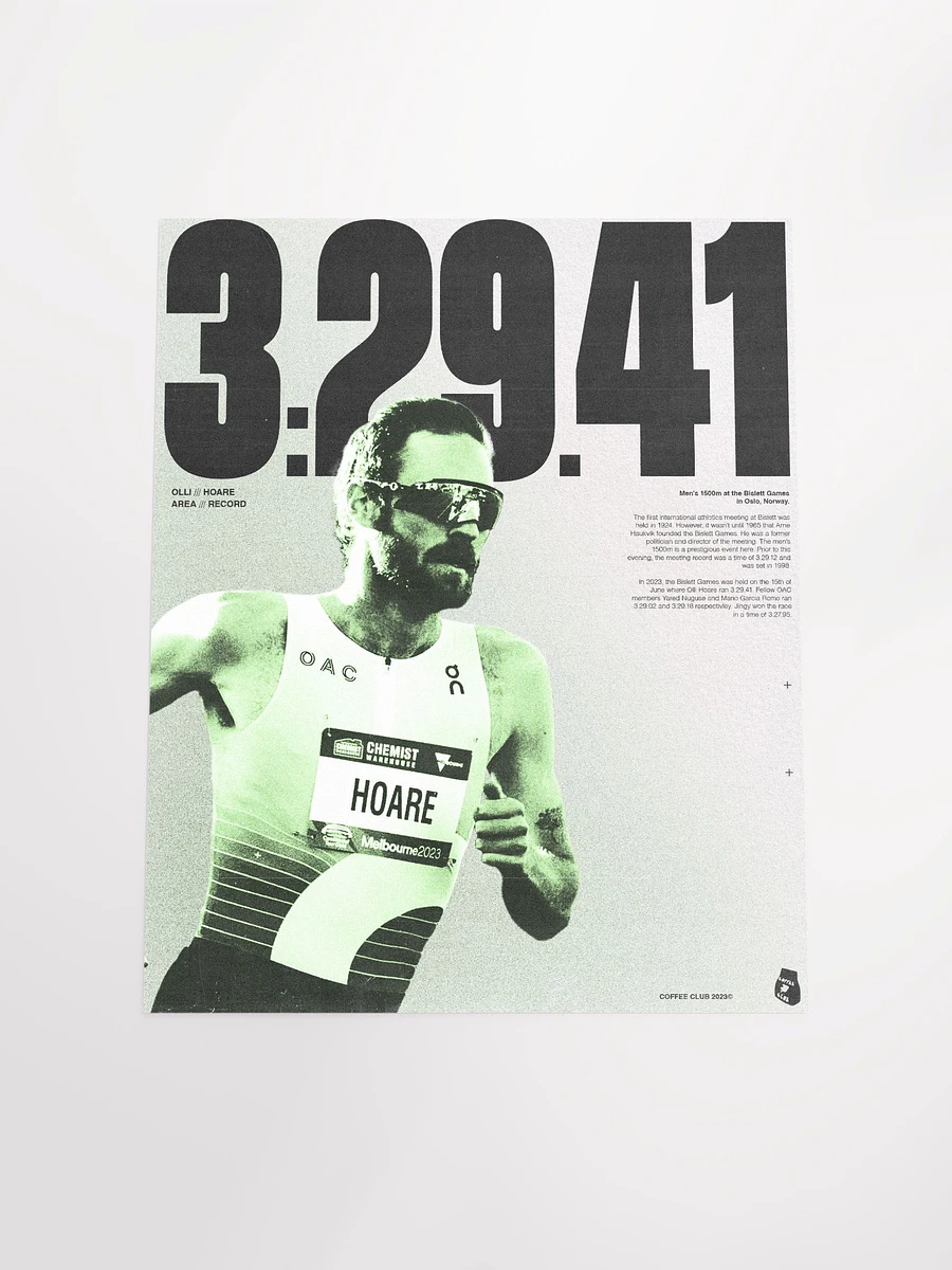 Olli's 3:29.41 Area Record Poster product image (4)