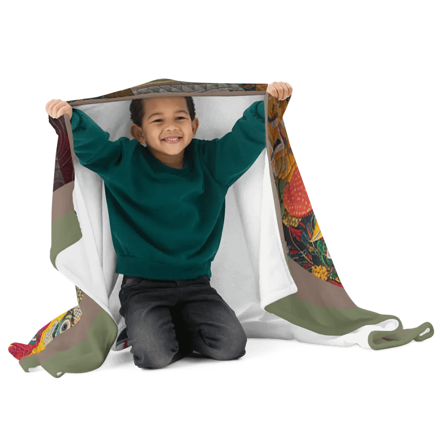 Country Chicken Plush Throw Blanket product image (5)