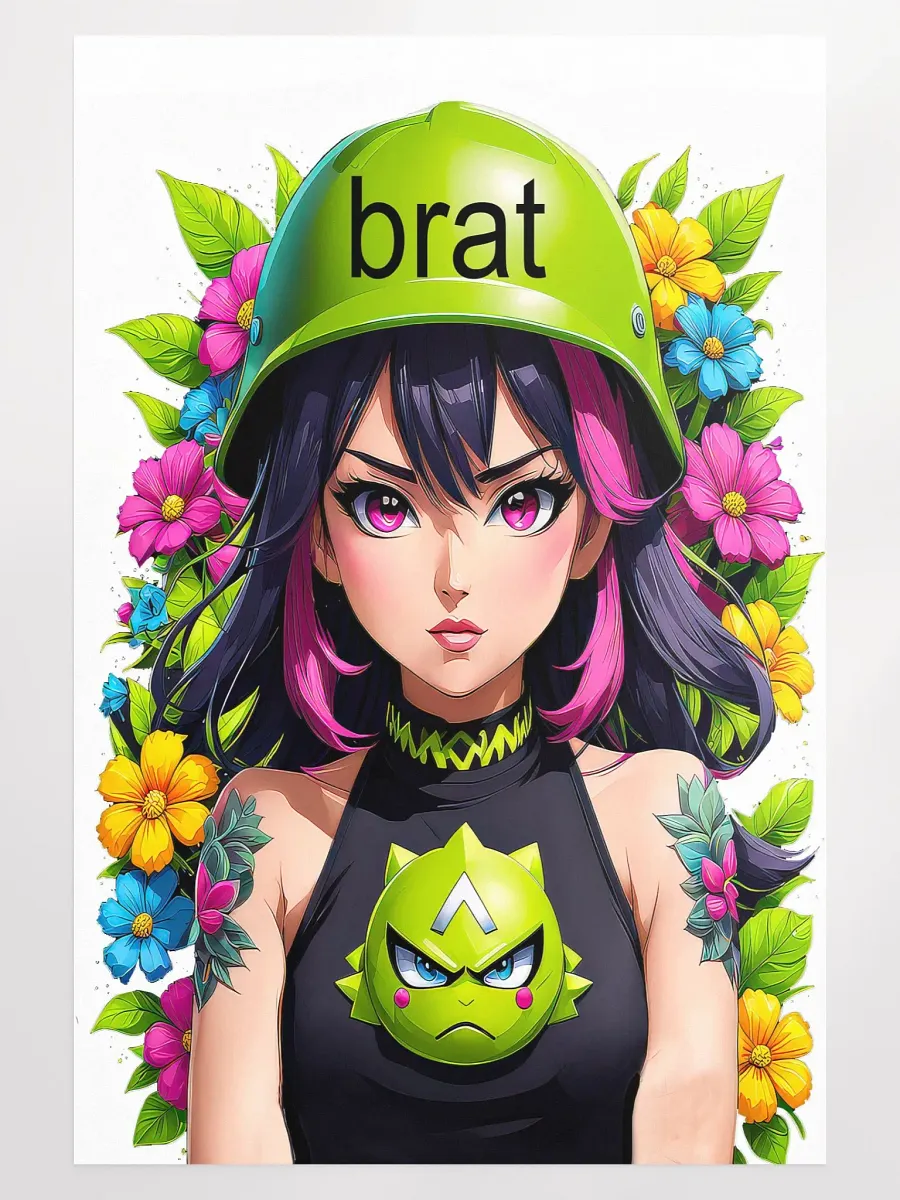 Brat Girl - Poster - White Background - Large 24x36 Inches product image (1)